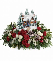 Thomas Kinkade's Country Christmas Homecoming from Krupp Florist, your local Belleville flower shop